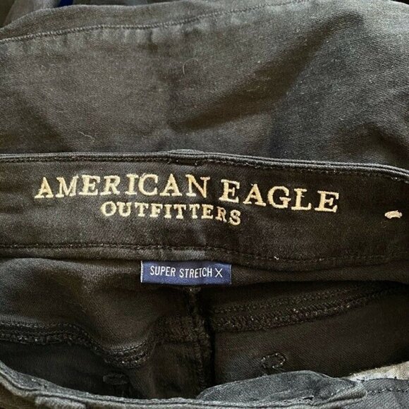 American Eagle Outfitters Jeggings Jeans Black 2 - Picture 6 of 7